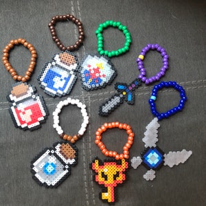 Kandi Charm Bracelet - Legend of Zelda Key Items