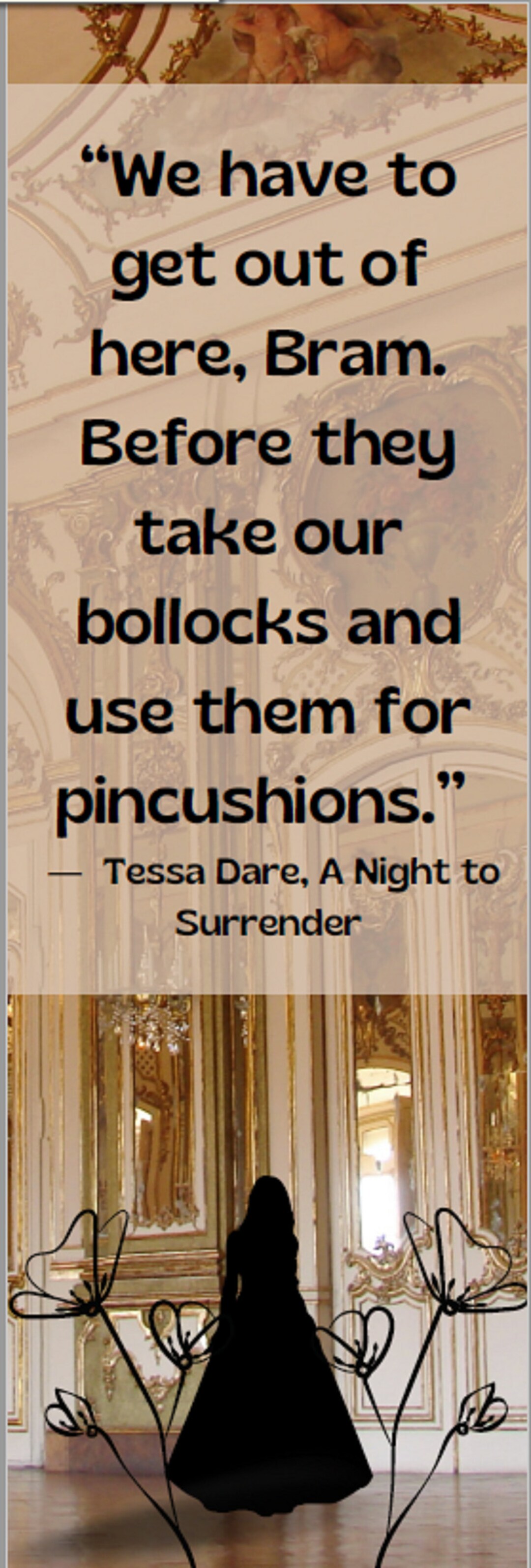 Tessa Dare Bookmark version 2 / Digital Download / Spindle Cove