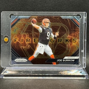 2023 Joe Burrow Fireworks Insert – Panini Prizm Football Card | Cincinnati Bengals | NFL Football Cards
