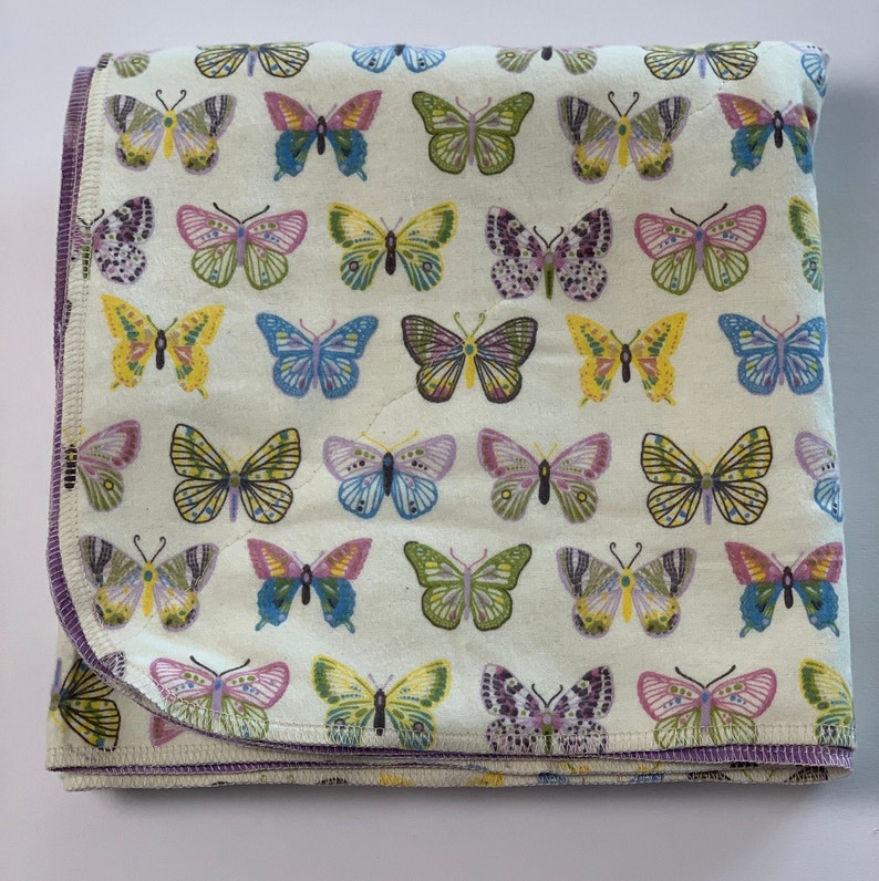 Personalized Butterfly Baby Blanket Personalized Purple Baby Etsy