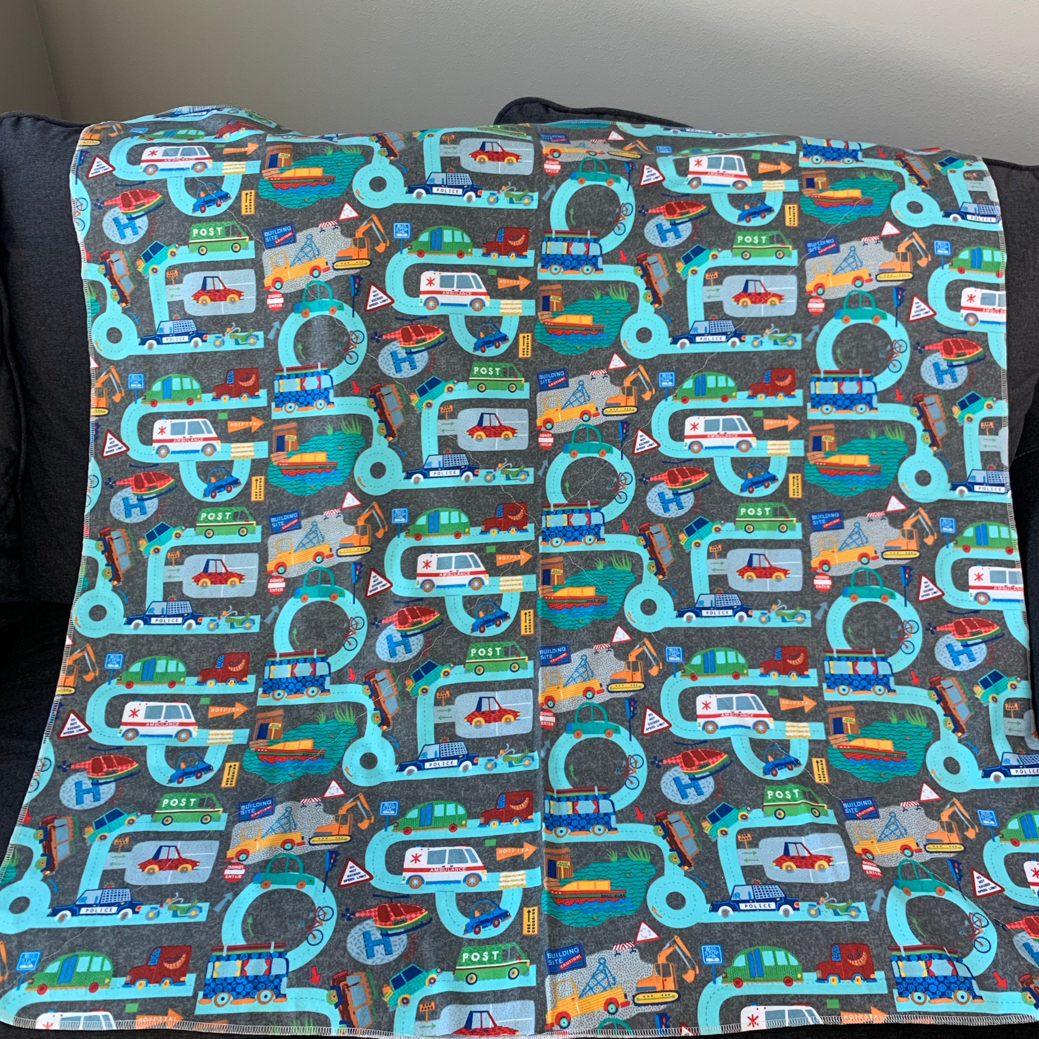 Large Personalized Car Baby Blanket Flannel Blanket Etsy large-personalized-car-baby-blanket-flannel-blanket-etsy
