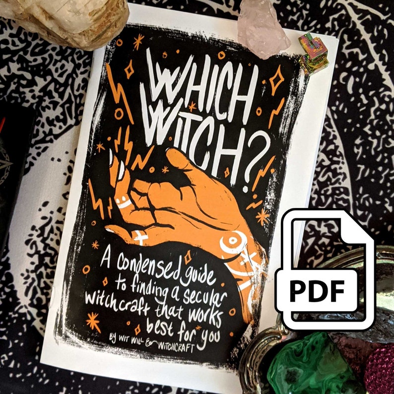 Which Witch Digital Zine: A Condensed Guide to finding a Secular Witchcraft that Works Best for You image 1