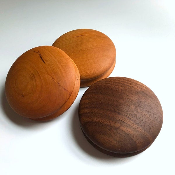 Wood Darning Discs - Approximately 3" in diameter.