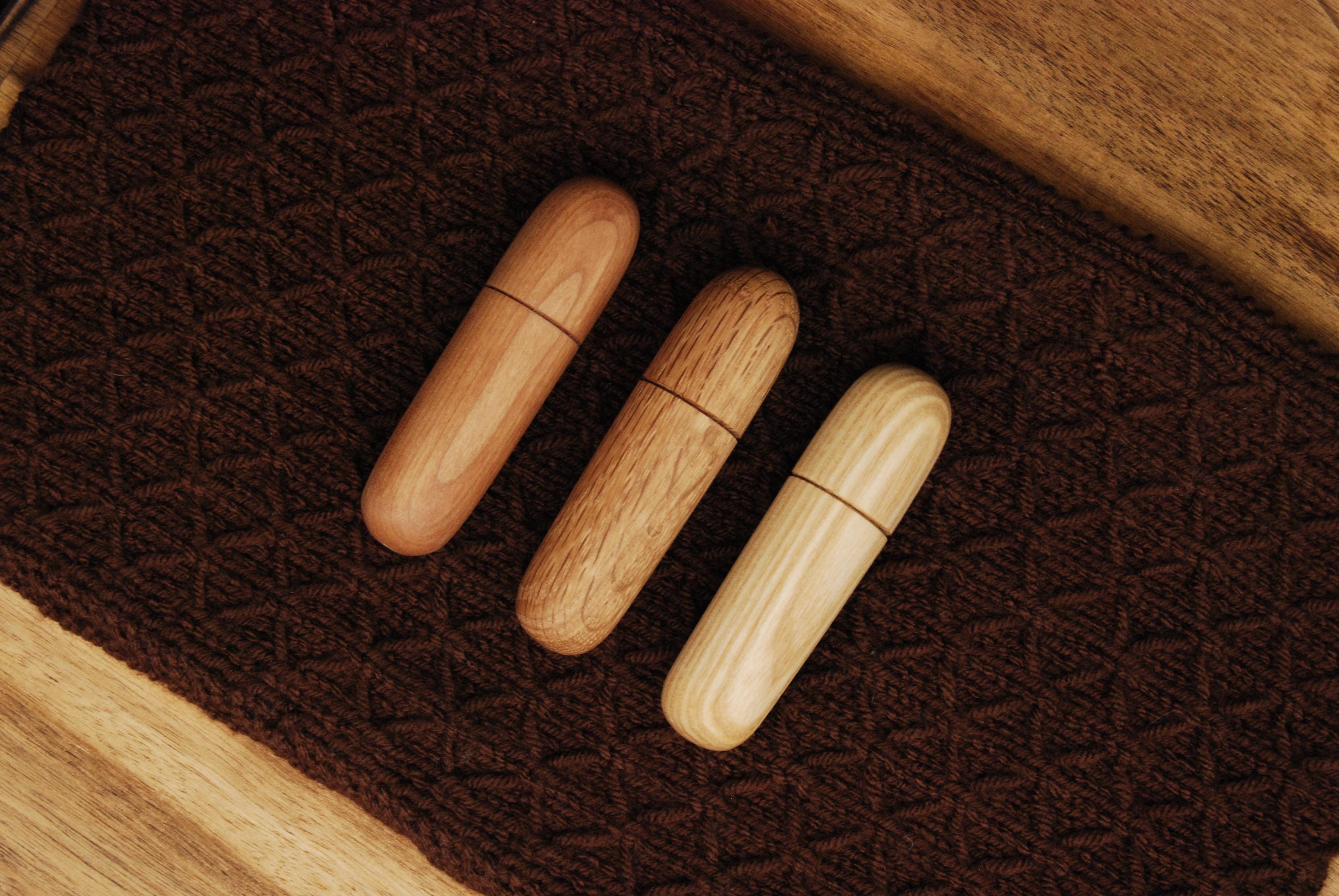 Handmade Mutli purpose wooden box - Needle case / Pill box / Toothpick holder