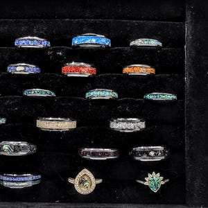 6mm Memorial Keepsake Ring with ashes