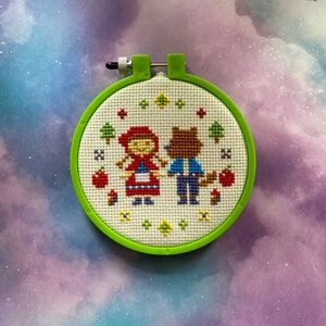 ACNH Redd Riding Hood Cross Stitch Pattern: Gift From Mom DIY Embroidery (PDF Download) image 8