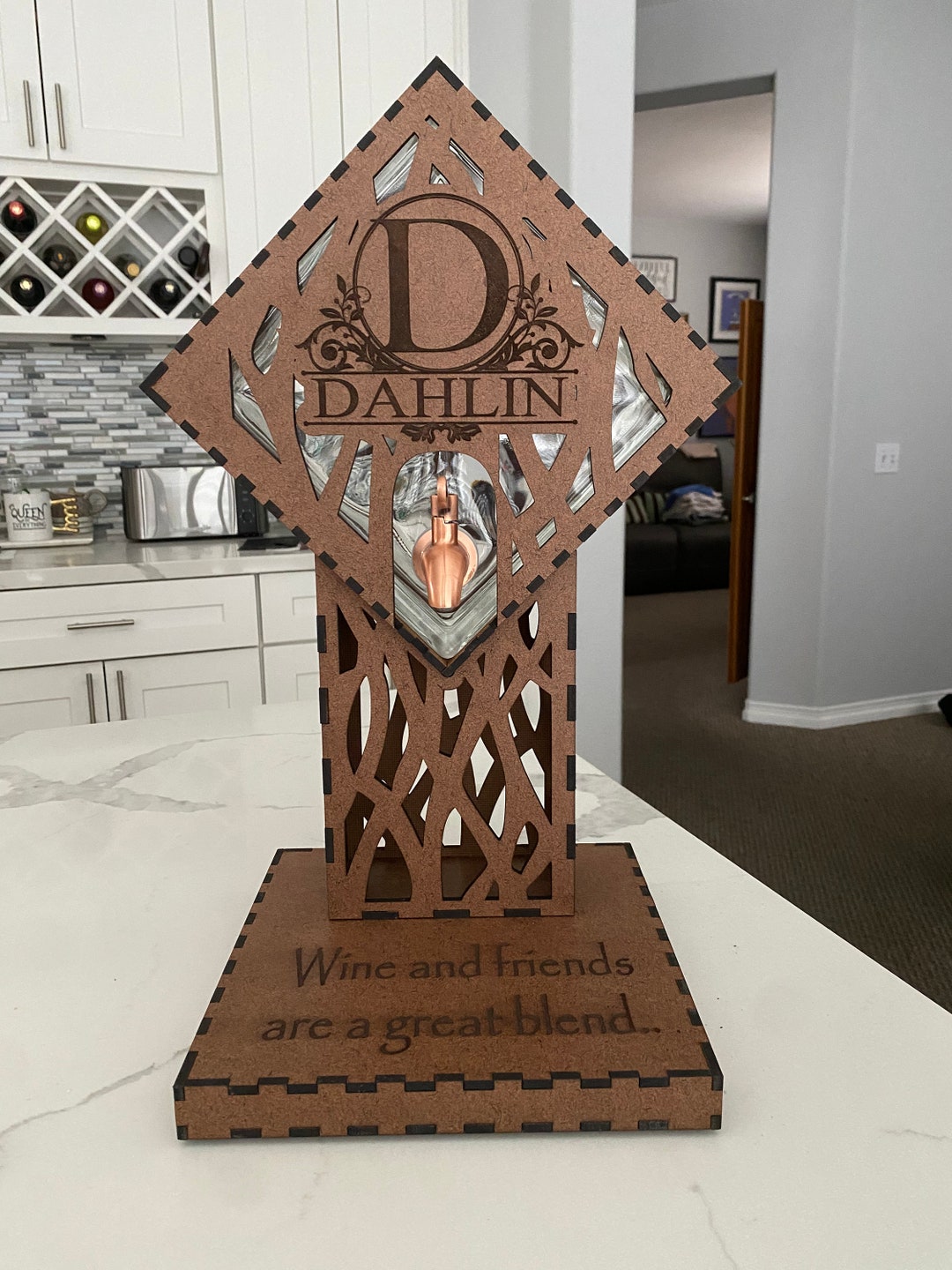 Whiskey Decanter, Infinity Bottle, Bourbon Bottle, Groomsman Gift