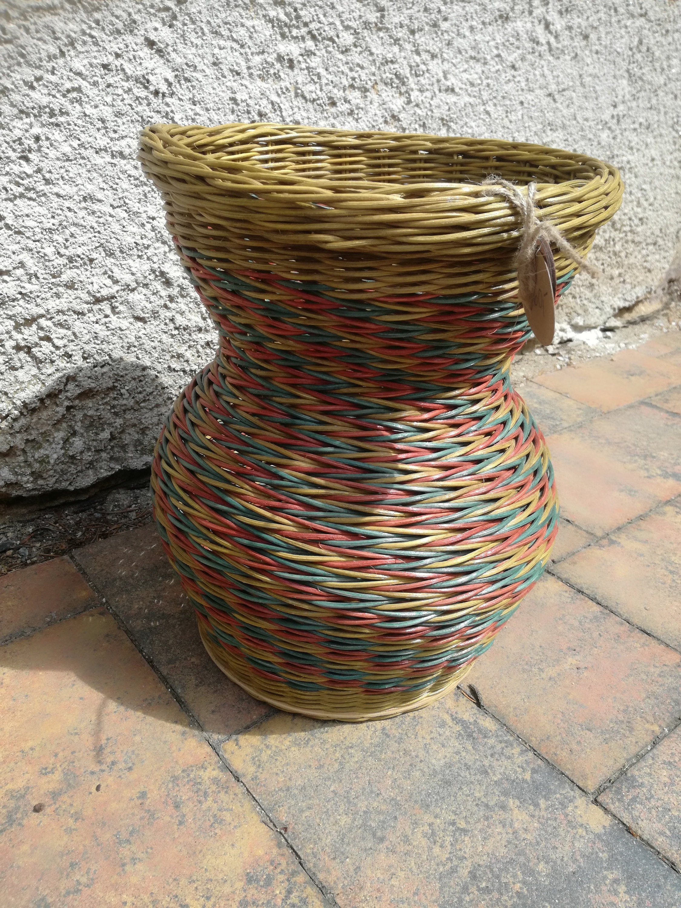 Rattan Wicker Vase Dried Flowers Etsy