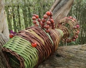 Wicker rattan fish decoration