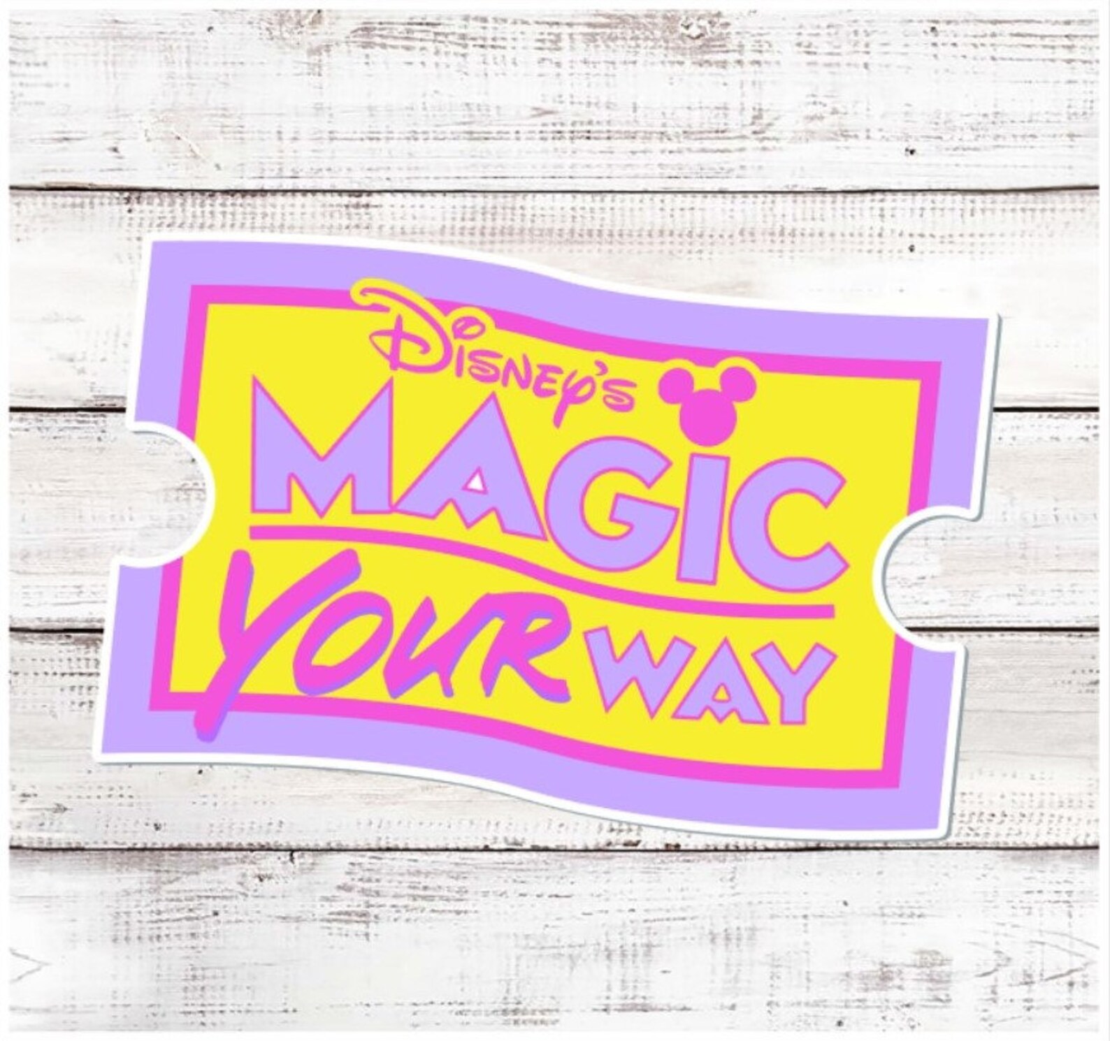 Magic Ticket Laptop Sticker Disney Sticker Planner Sticker Magic Ticket Laptop Sticker Disney Sticker Planner Sticker