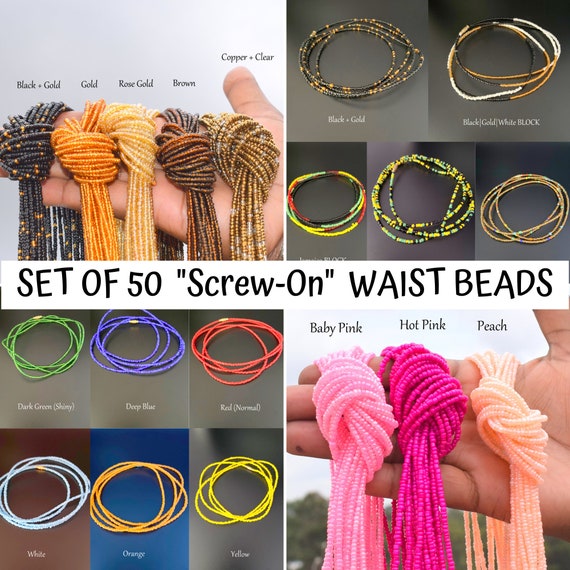 Waist Bead Set, Waist Beads Wholesale, Waist Beads Bulk, Waist Beads Kit,  Waist Beads With Charms, Waist Beads Black Owned, Gifts for Women -   Israel