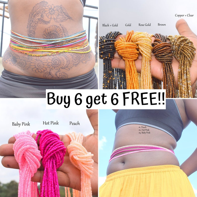 Waist Beads for Weight Loss Waist Beads Waist Beads Black Etsy