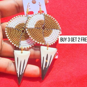 818 Bead Earrings Patterns, Earrings, Bone Earrings, African Earrings, Earrings Dangle, Earrings for Girls, Earring Set, Ethnic Earrings.