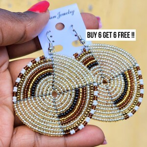 648 Bead Earrings Patterns, Earrings, Statement Earrings,  Earrings for Girls, Earrings Set, Earrings Dangle, Boho Earrings, African Jewelry