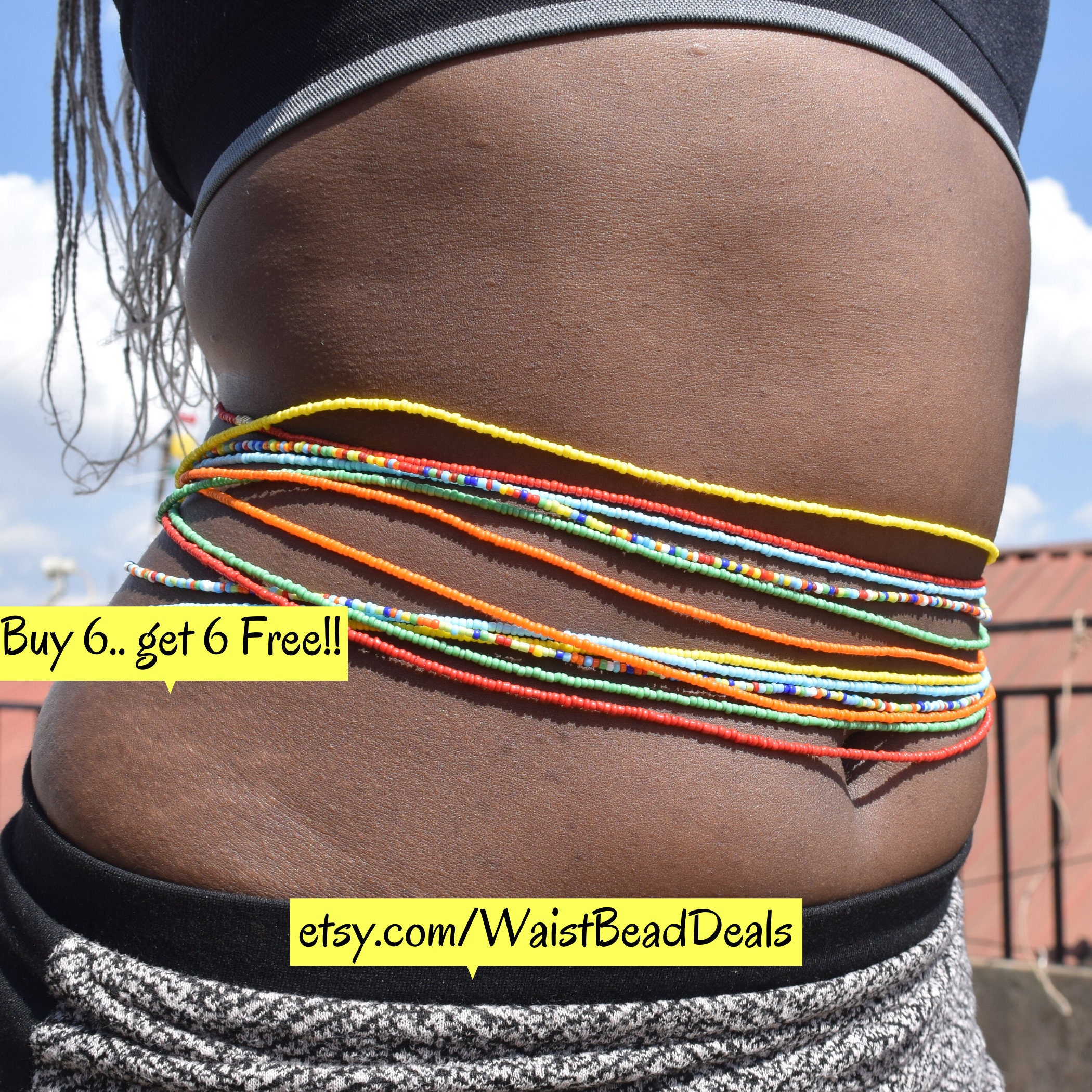 Stomach Beads Waist Beads for weight loss Africa Waist Etsy