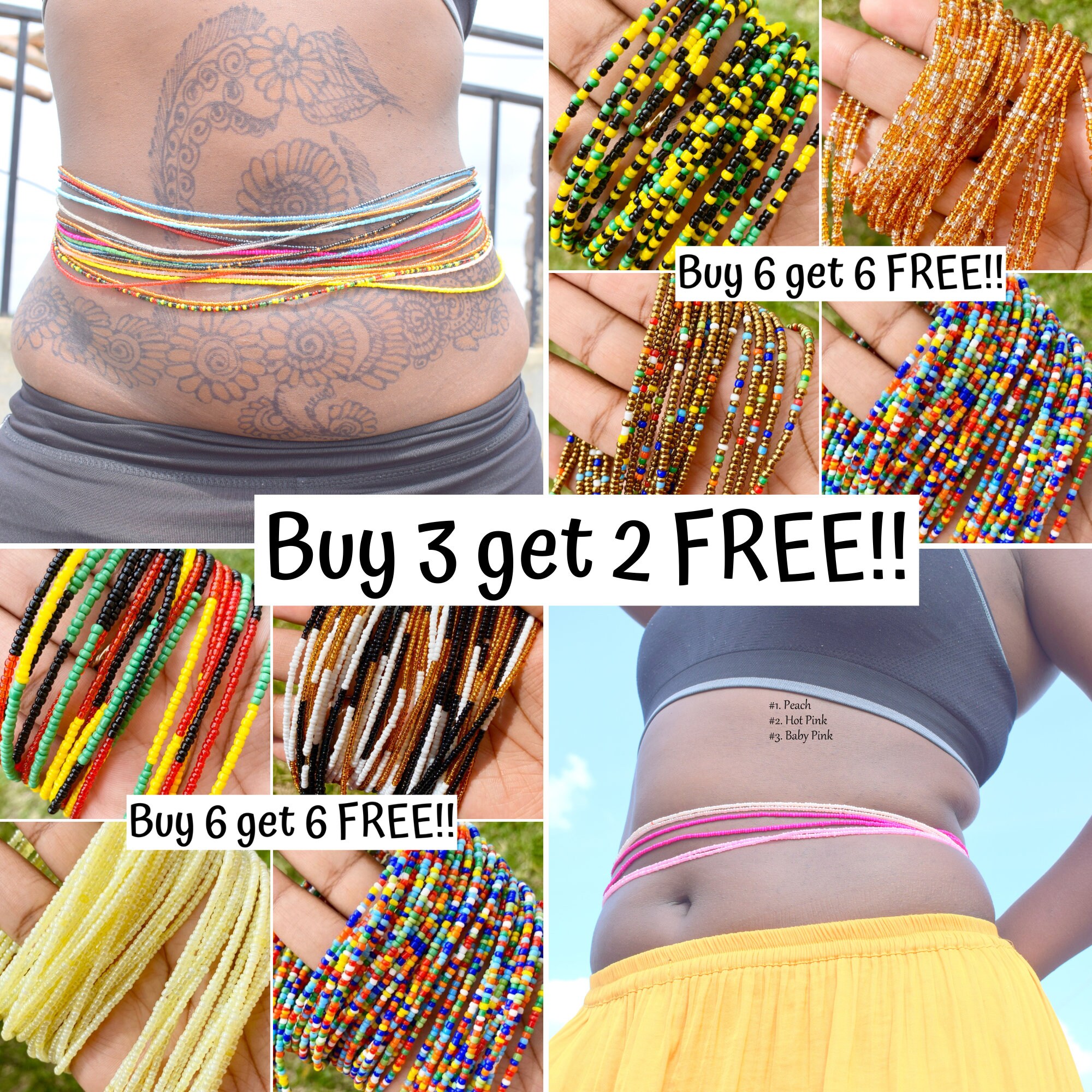 Screw clasp for waist beads hotsell