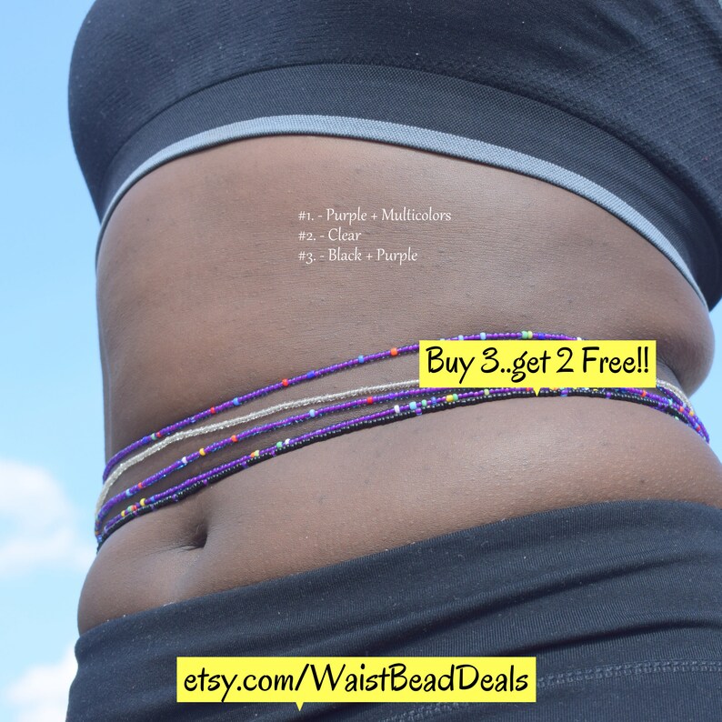 Stomach Beads Waist Beads for Weight Loss Africa Waist Etsy
