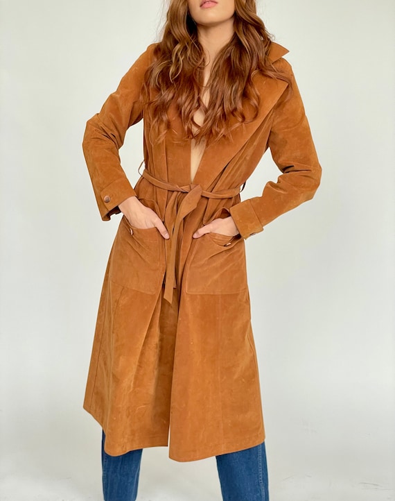 70’s Vintage Camel Trench Coat