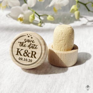 Personalized Wine Bottle Stopper Wedding Favors - Custom Bachelorette Favor, Bridal Shower Gift, Birthday & Baptism Favor, Promotional Item