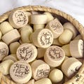 Personalized Wine Stopper Baptism Favors - Custom Adult Baptism Gifts & Cork Party Favor product logo
