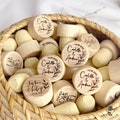 Greenery Wine Bottle Stopper, Wine cork, Wedding Favors, Personalized Wine Stopper, Custom Wine Stopper, Cork Stopper, Thank you gift