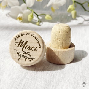 Personalized Wine Bottle Stopper Wedding Favors - Custom Bachelorette Favor, Bridal Shower Gift, Birthday & Baptism Favor, Promotional Item