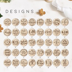 Personalized Wedding Favors: Engraved Wood Wine Bottle Stopper with Thank You Card image 7