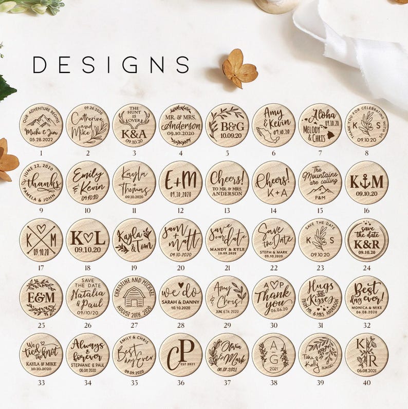 Personalized Wedding Favors: Engraved Wood Wine Bottle Stopper with Thank You Card image 7