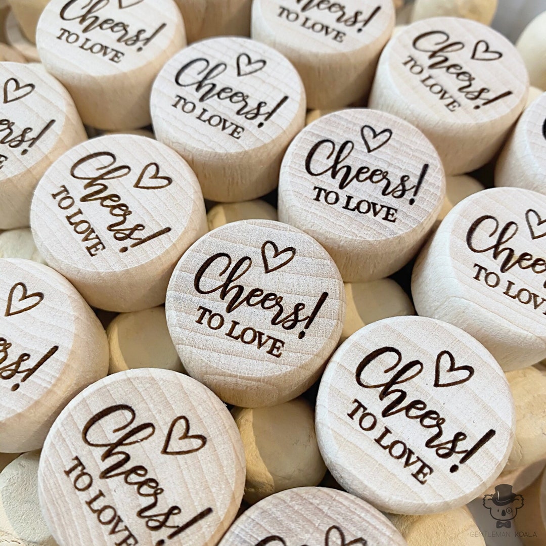 Personalized Wine Bottle Stopper Wedding Favors Custom Etsy Canada