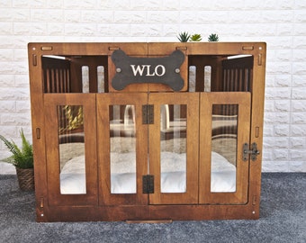 indoor dog crate furniture