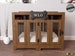 Walnut & Ivory - Pueblo Modern Dog Crate, Dog Bed, Dog Crate, Dog Kennel, Wood Dog House, Pet House, Pet Furniture, Dog Furniture, WLO