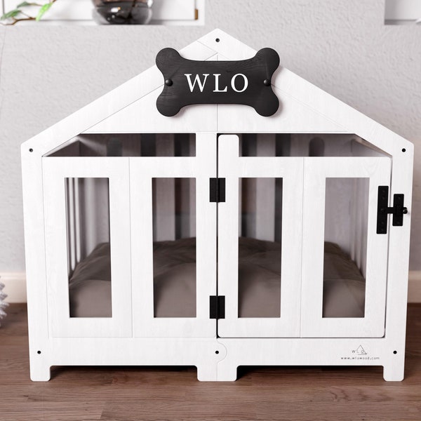 Wlo Wood Dog House Etsy
