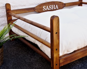 wooden dog beds for sale