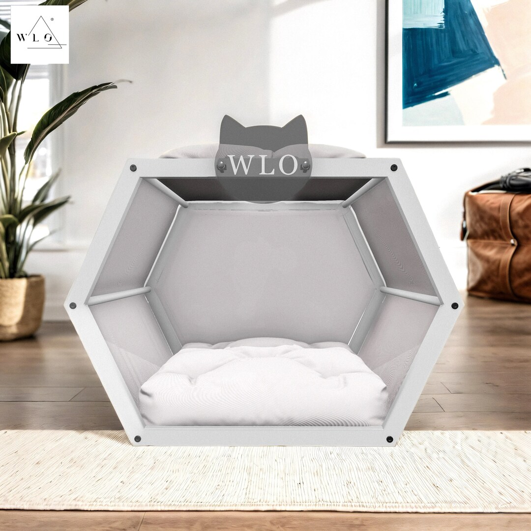 Cat Bed Hunter White