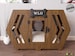 Walnut & Ivory - Hexxon Modern Dog Crate, Dog Bed, Dog Crate, Dog Kennel, Wood Dog House, Pet House, Pet Furniture, Dog Furniture, WLO