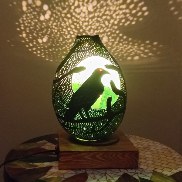 Crow Lamp Etsy