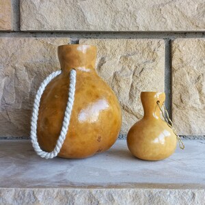 Set of 2 Ipu minature instruments, Miniature Hawaiian Ipu Ornaments, Miniature Gourd Ornaments, Miniature  Hawaiian Decor, Gift for Teacher