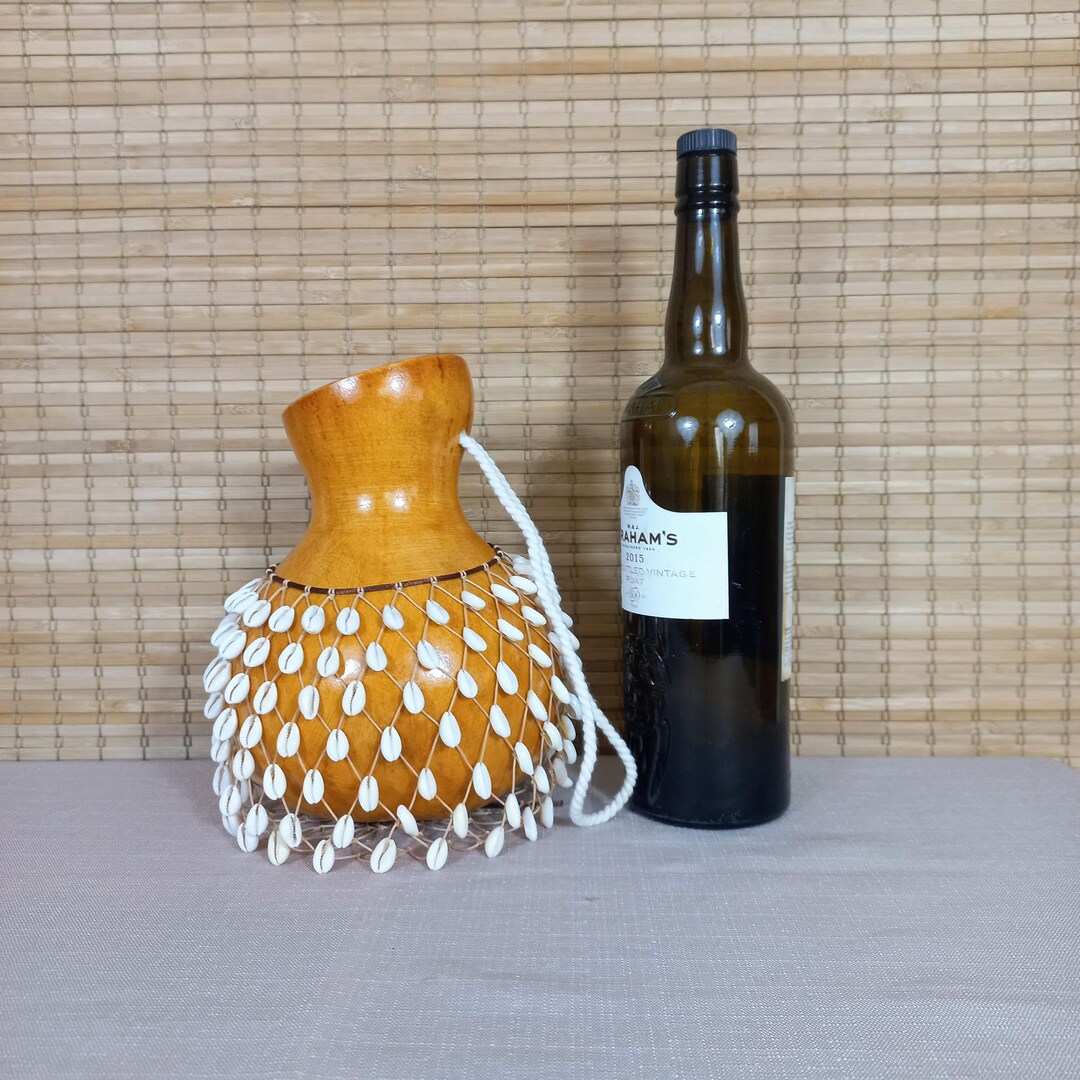 Cowrie Shell Gourd Shekere - Adjustable Tension - Etsy