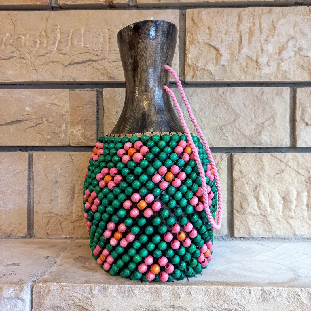 ハンドメイドシェケレブラック/ゴールド