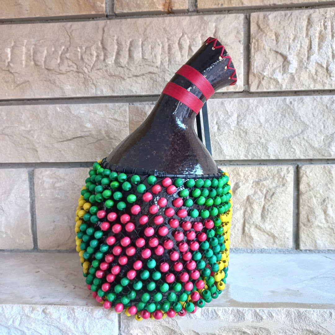 Beaded Gourd Shekere: African Percussion Instrument, Musician Gift - Etsy