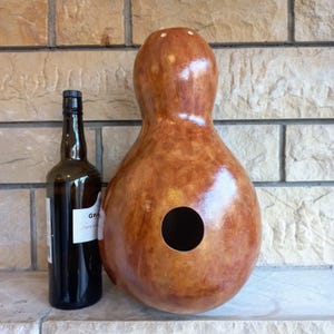 Brown Gourd Udu Drum: Handcrafted Nigerian Percussion