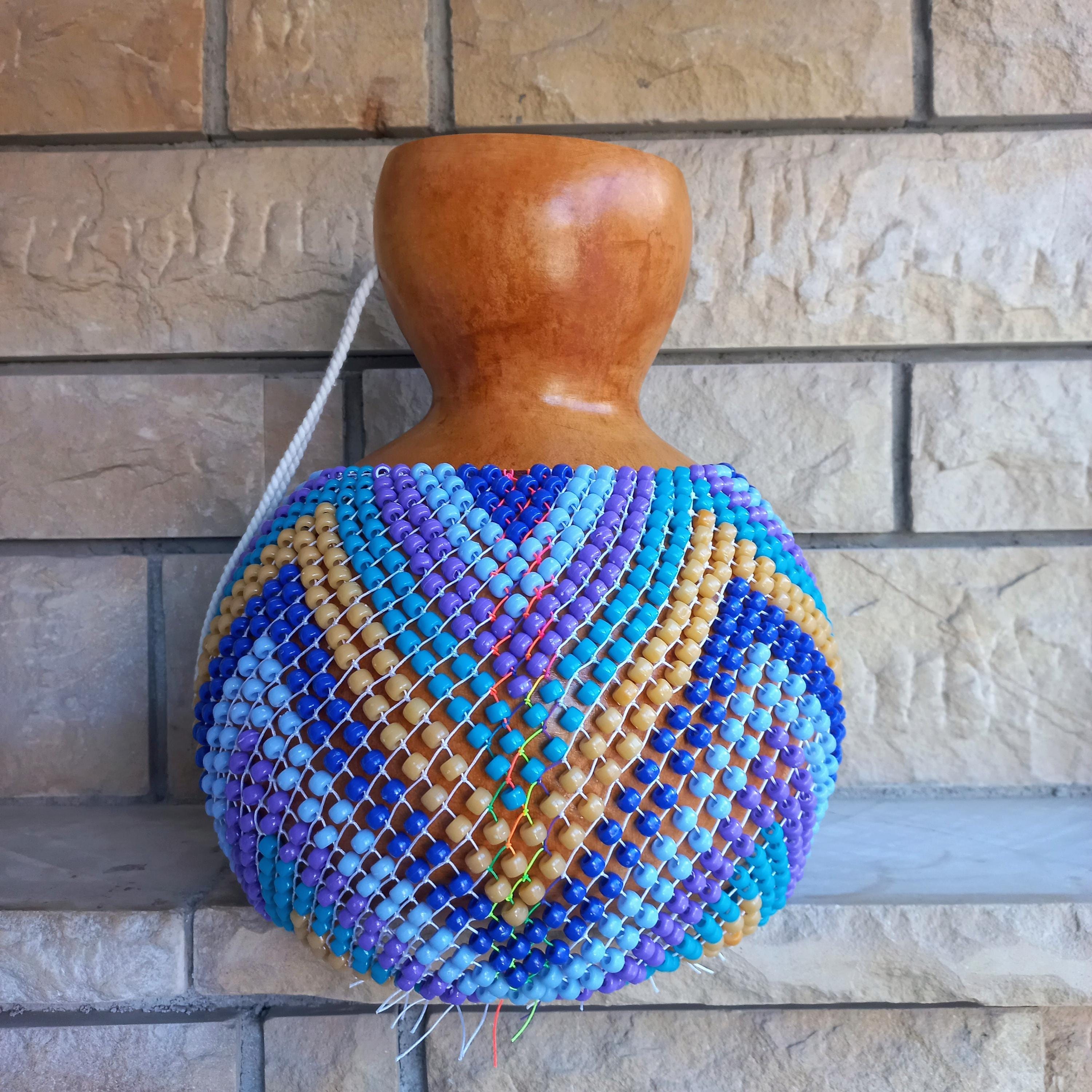 Beaded gourd shaker - Etsy 日本