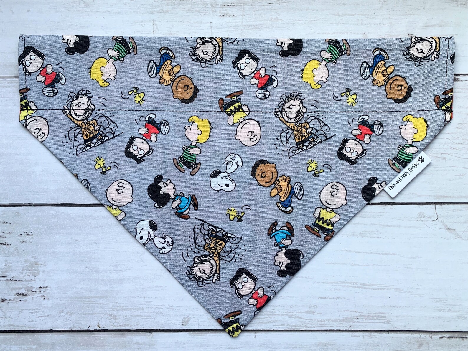 Peanuts Dog Bandana Snoopy Dog Bandana Charlie Brown Etsy