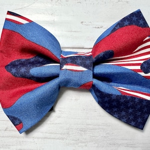Summer Dog Bow Tie, Camo Dog Bow Tie, Cat Bow Tie, Dog Bow Tie