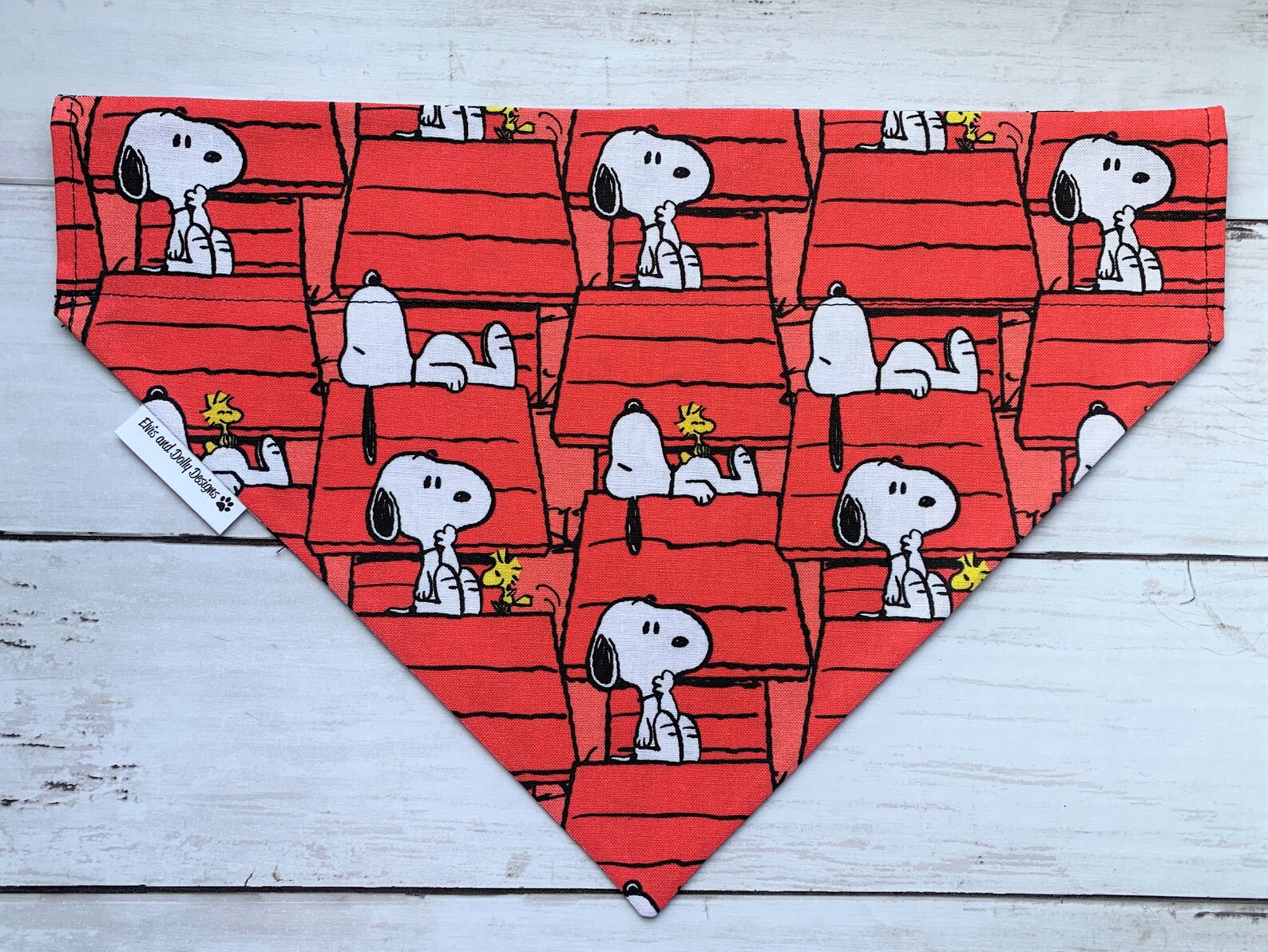 Peanuts Dog Bandana Snoopy Dog Bandana Charlie Brown Etsy