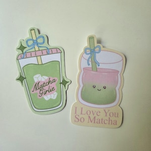 Matcha Girlie Aufkleber