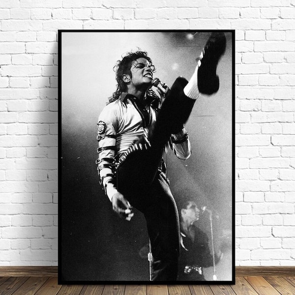 Michael Jackson Poster Etsy
