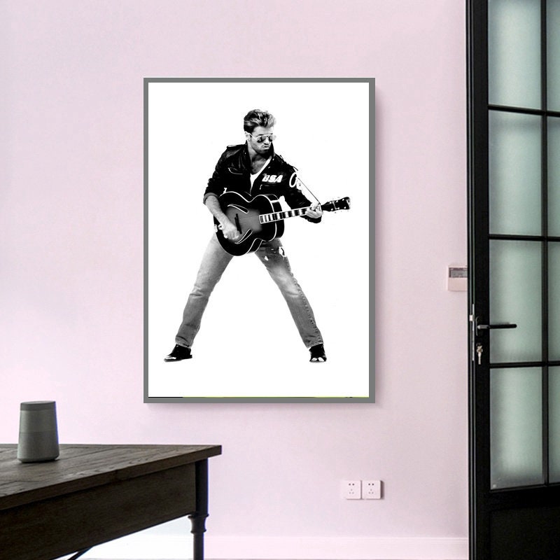 Michael Canvas Poster Wall Arthome Docorframeless Etsy
