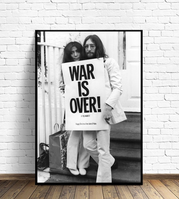 John Lennon & Yoko Ono's WAR IS OVER! banner in Greenwic…