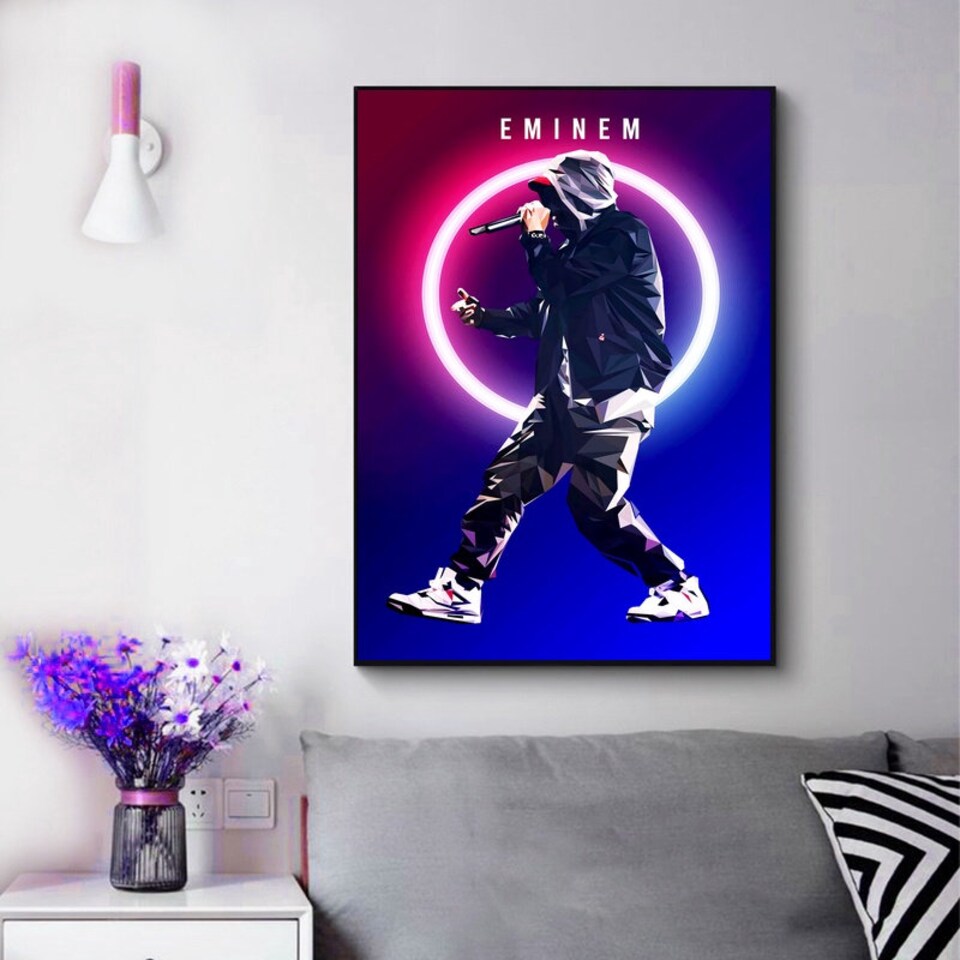 Eminem Poster, Rapper Wall Art, Gift for boyfriend, Mens Gift, Contemporary  Wall Decor sold by OyewolTolulopabraham, SKU 20987225